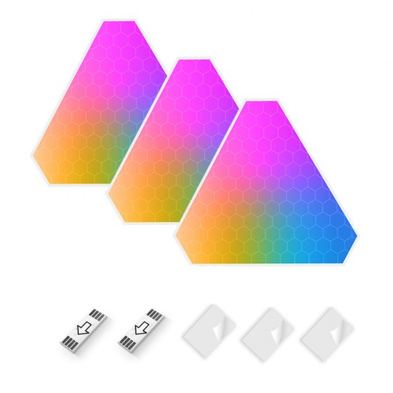 SMART LEDTRIANGULAR HONEYCOMB PANEL LIGHT SMART LEDTRIANGULAR HONEYCOMB PANEL LIGHT